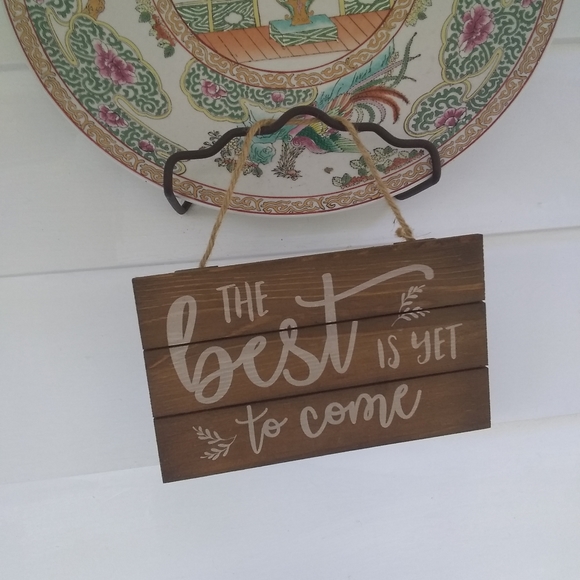 Wooden Decorative Hanging Sign - Picture 3 of 6